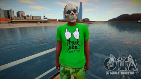 Nigga skull mask from GTA Online para GTA San Andreas