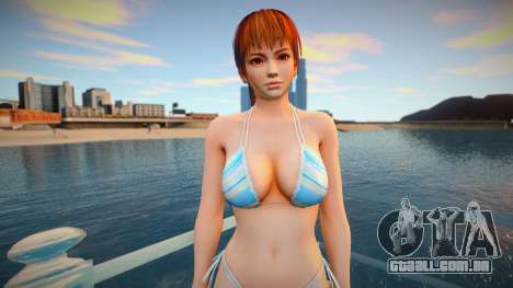 Kasumi erotic blue bikini para GTA San Andreas