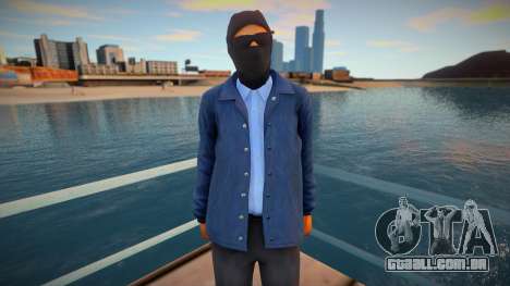 Agente do FBI com uma máscara para GTA San Andreas