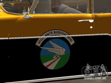 Simca Chambord 1957 Vigilante Rodoviário para GTA San Andreas