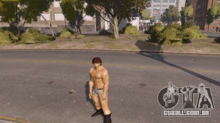 Miguel Caballero Rojo Shirtless with shorts para GTA 4