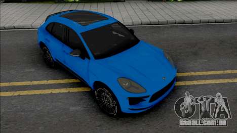 Porsche Macan Turbo Blue para GTA San Andreas