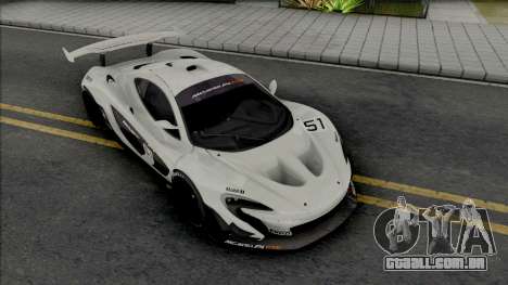 McLaren P1 GTR [HQ] para GTA San Andreas