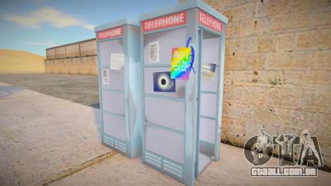 4K Telephone Booth para GTA San Andreas