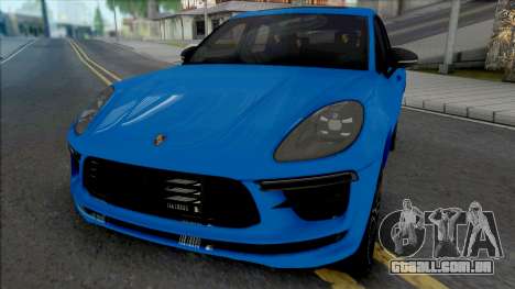 Porsche Macan Turbo Blue para GTA San Andreas