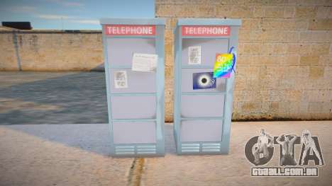 4K Telephone Booth para GTA San Andreas