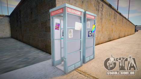 4K Telephone Booth para GTA San Andreas