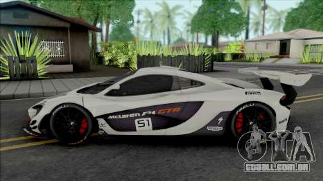 McLaren P1 GTR [HQ] para GTA San Andreas