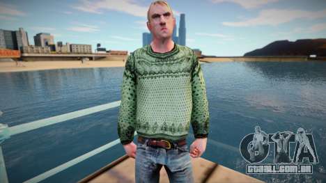 Homem russo em um suéter (boa pele) para GTA San Andreas