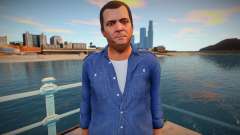 Michael de camisa azul para GTA San Andreas