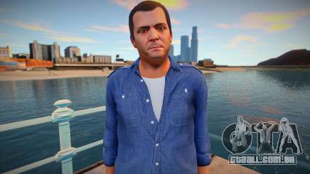 Michael de camisa azul para GTA San Andreas