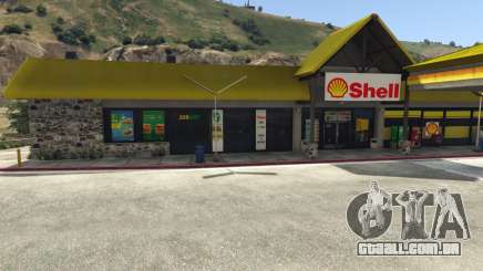 Shell Gas Station and Subway on Rest Area para GTA 5