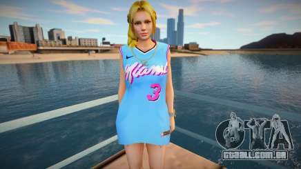 DOA Helena Douglas Fashion Casual V1 Miami Heat para GTA San Andreas