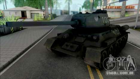 T-34-85 RUDY 102 (Czterej pancerni i pies) para GTA San Andreas