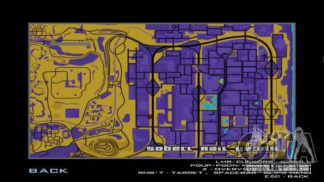 Mapa em sépia para GTA San Andreas