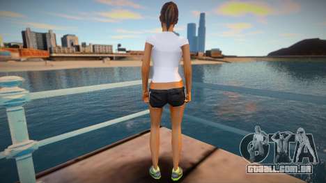 Garota de shorts curtos para GTA San Andreas