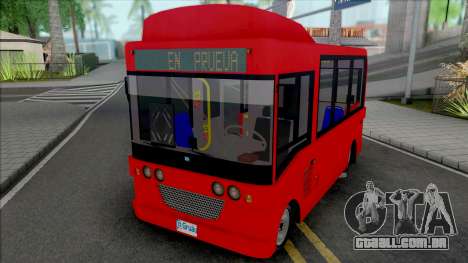 Gruau Microbus para GTA San Andreas