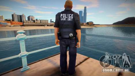 Policial em um colete à prova de balas para GTA San Andreas