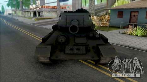 T-34-85 RUDY 102 (Czterej pancerni i pies) para GTA San Andreas