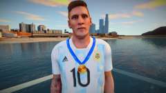 Lionel Messi Argentina T-Shirt - Medal 2021 para GTA San Andreas