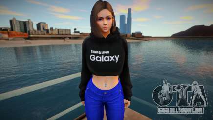 Samantha Samsung Assistant Virtual Casual cro v1 para GTA San Andreas