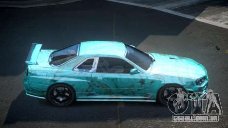 Nissan Skyline R34 GS-U S4 para GTA 4