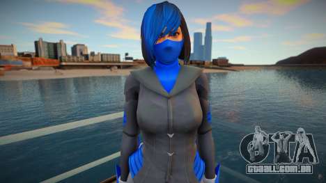 Momiji Blue like a Ninja 1 para GTA San Andreas