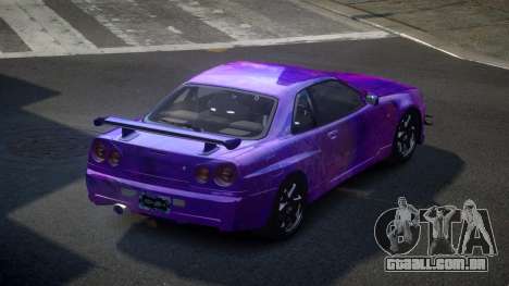 Nissan Skyline R34 PS-I S6 para GTA 4