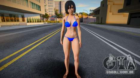 Mikasa Ackerman Bikini (good skin) para GTA San Andreas