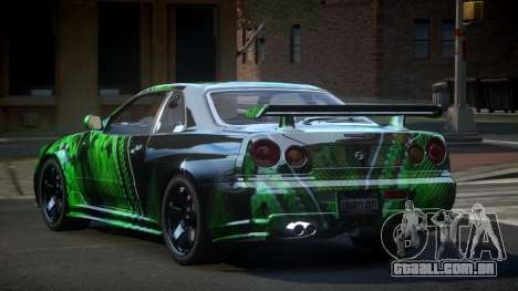 Nissan Skyline R34 GS-U S8 para GTA 4