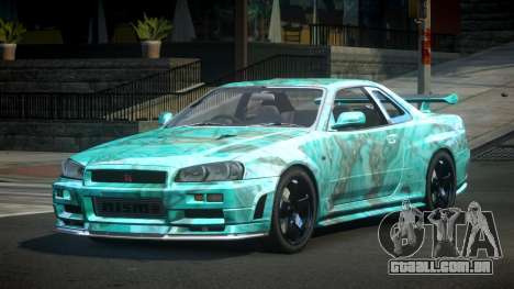 Nissan Skyline R34 GS-U S4 para GTA 4