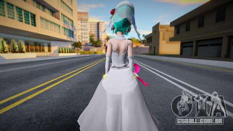 PDFT Hatsune Miku White Dress para GTA San Andreas