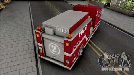 GTA III Firetruck para GTA San Andreas
