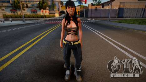 Julia Chang from Tekken Gangsta Swagger 4 para GTA San Andreas