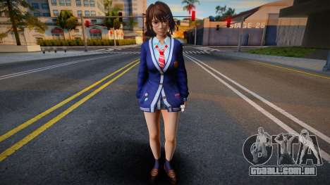 DOAXVV Tsukushi - Autumn School Wear 1 para GTA San Andreas