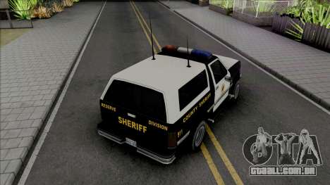Vapid Riata 1992 Sheriff para GTA San Andreas