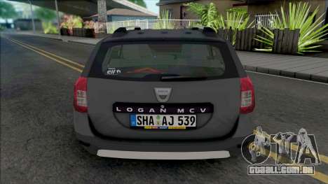 Dacia Logan MCV Stepway 2018 para GTA San Andreas