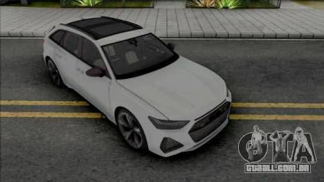 Audi RS6 Avant 2020 para GTA San Andreas