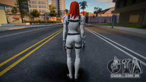 Fortnite - Black Widow White Suit para GTA San Andreas