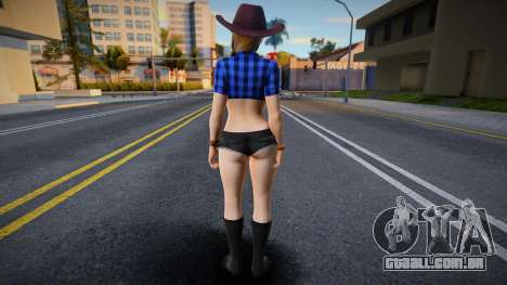 DOA Sarah Brayan Vegas Cow Girl Outfit Country 1 para GTA San Andreas