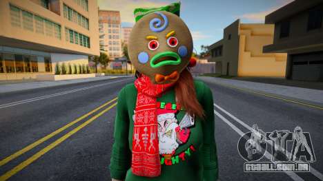 Garota com roupas de Ano Novo 3 para GTA San Andreas