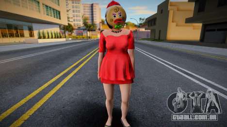 Mulher asiática em roupas de Ano Novo 2 para GTA San Andreas