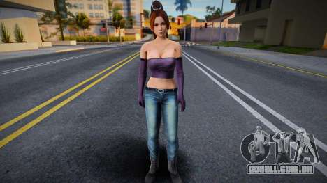 Mai Shiranui Dark Casual para GTA San Andreas