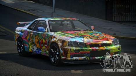 Nissan Skyline R34 G-Style S1 para GTA 4