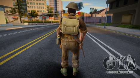 Call of Duty 2 British Soldiers 4 para GTA San Andreas