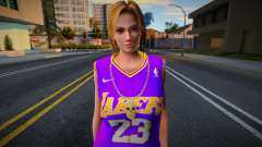 Tina Armstrong Fashion Lakers Ourstorys Jersey 1 para GTA San Andreas