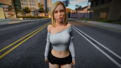Parasit3 City Blonde Girl Skin 1 para GTA San Andreas