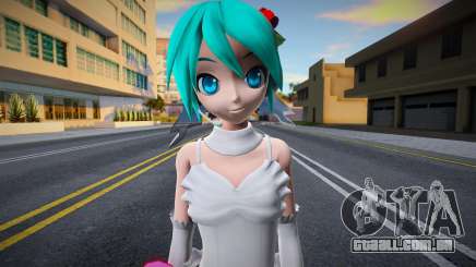 PDFT Hatsune Miku White Dress para GTA San Andreas