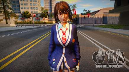 DOAXVV Tsukushi - Autumn School Wear 1 para GTA San Andreas