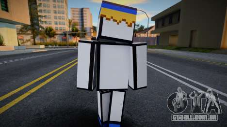 Sven - Stickmin Skin from Minecraft para GTA San Andreas